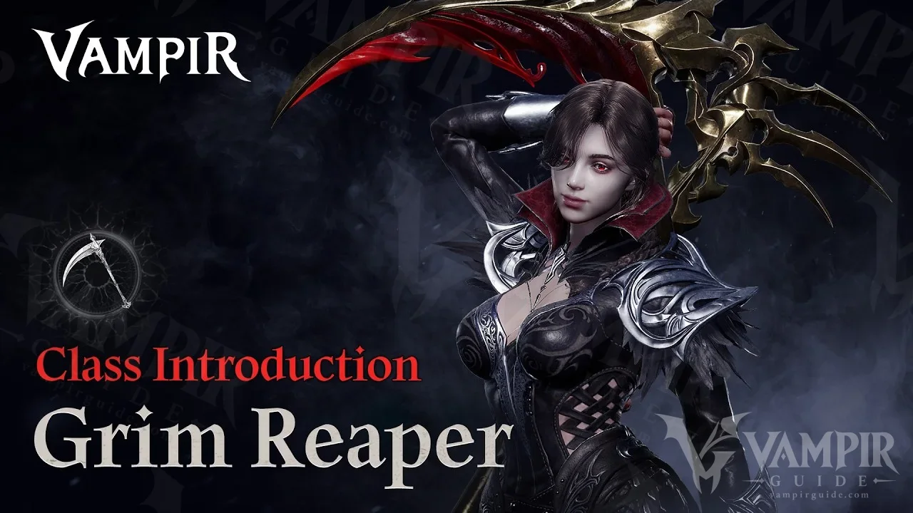 Frame from Netmarble's official Grim Reaper class introduction video